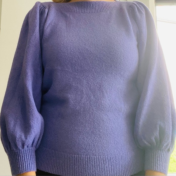 LOFT Purple Sweater Small - Picture 7 of 7